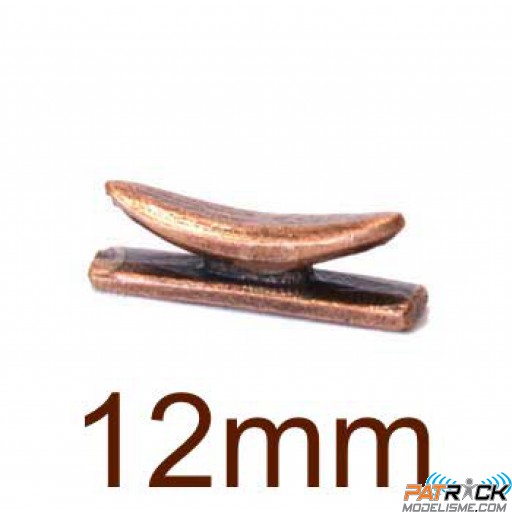 Taquet en métal 12 mm de long pièce