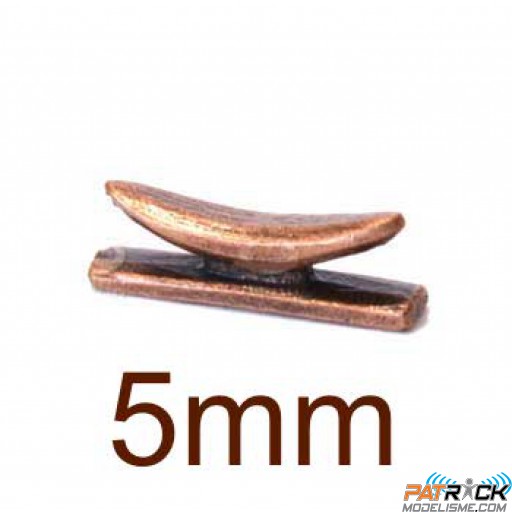 Taquet en métal 5 mm de long pièce