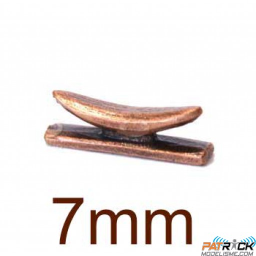 Taquet en métal 7 mm de long pièce