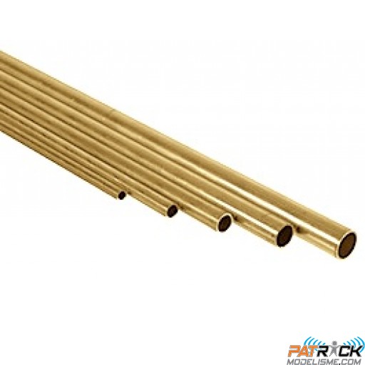 Tube laiton traité 1m 10mm/9mm