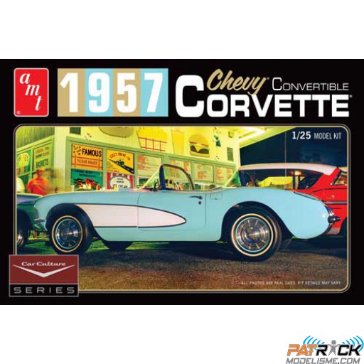 1/25e Amt 1957 Chevy Corvette Convertible