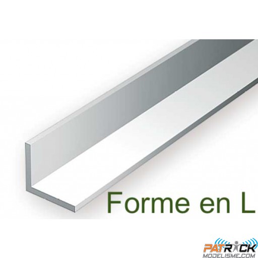 291-Evergreen 4 Profilés en "L" 1,52x1,52x355mm
