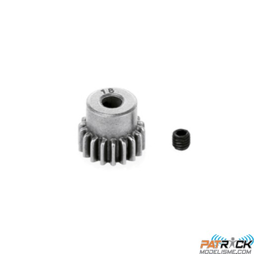 Pignon 18 dents - axe 3.2 - 48DP Arrma