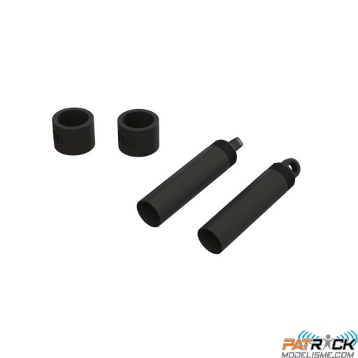 Corps d'amortisseurs et set de cales arrières (2pcs) Arrma