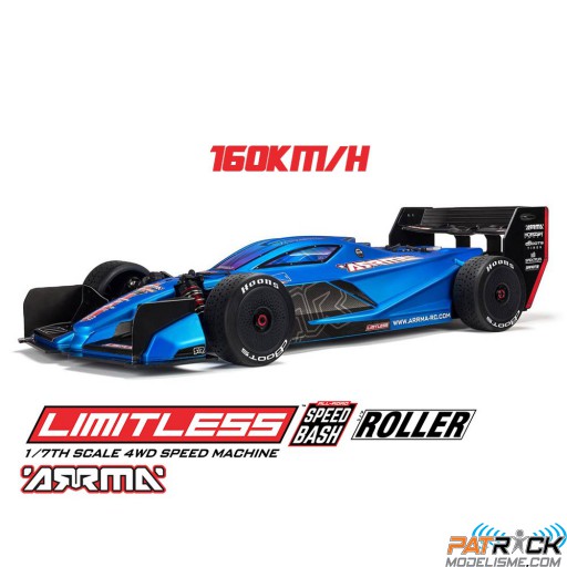 Arrma LIMITLESS Speed Bash Roller 4WD 1/7e