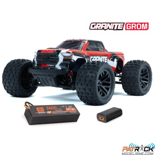 Arrma 1/18 Granite Grom Mega 380 4x4 RTR Rouge