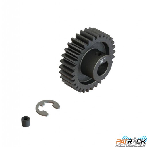 Pignon 31 dents Module 1 renforcé D8 CNC Arrma