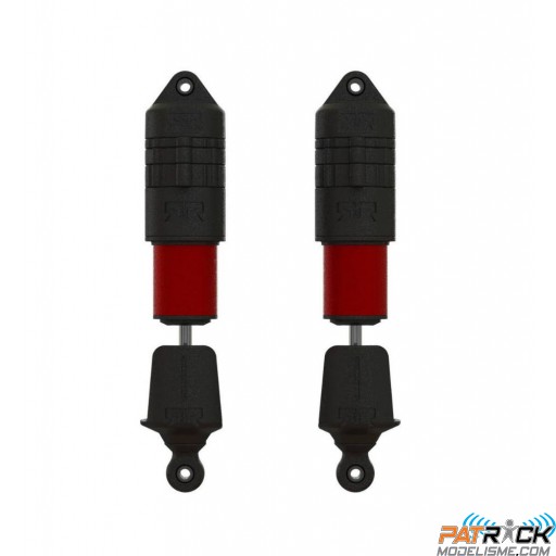 Jeu d'amortisseurs, alésage 15 mm, longueur 132 mm, huile 500cSt (2) Arrma
