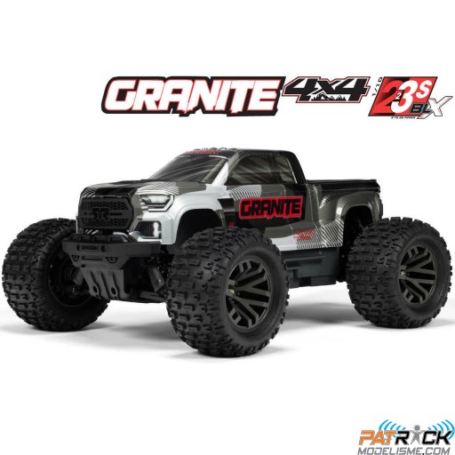 Arrma Granite 223S DSC 4X4 Gris 1/10e - Prêt à rouler SUR-COMMANDE