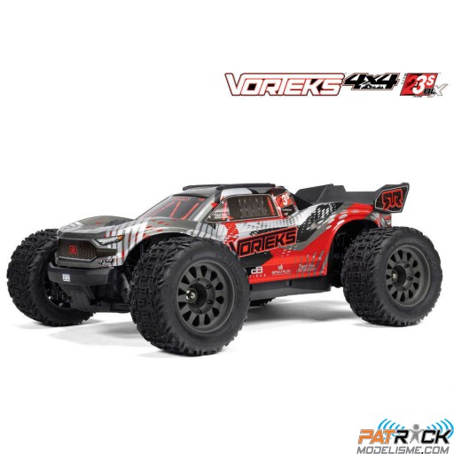 Arrma Vorteks 223S DSC 4X4 RTR Rouge 1/10e - Prêt à rouler SUR-COMMANDE
