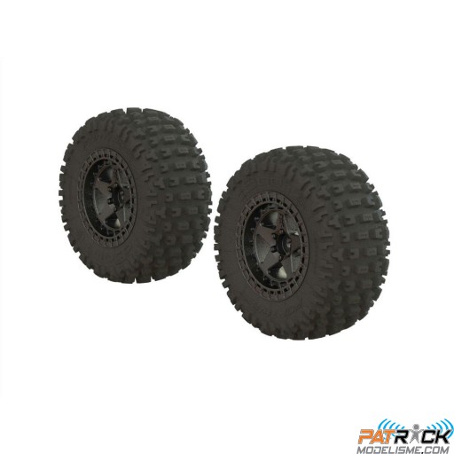 Roues Dboots Fortress SC Gun Metal (paire) Arrma Senton