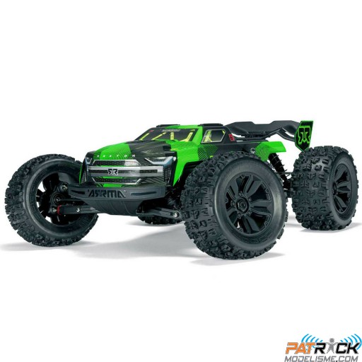 Arrma KRATON 6S V6 4WD BLX Monster Truck Vert/Noir 1/8e SUR-COMMANDE