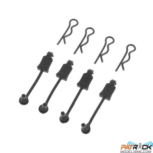Clips de carrosserie (4pcs) Arrma