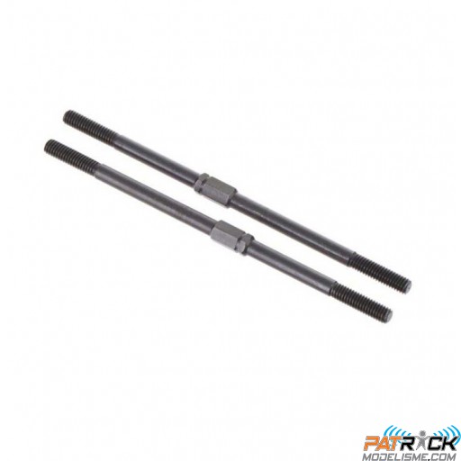 Biellettes pas inverse acier noir 4x95mm Arrma (ARAC9389)