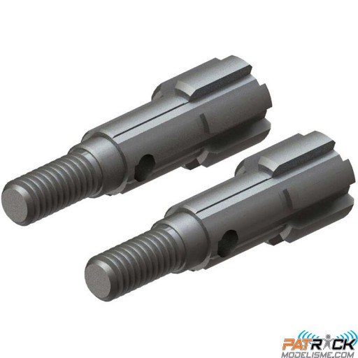 Axe de roue (2) 4x4 BLX Granite/Bigrock/Senton