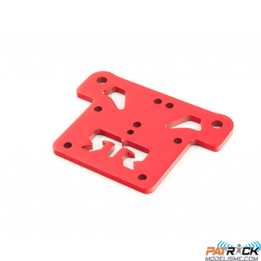 Platine supérieure en aluminium rouge - Arrma