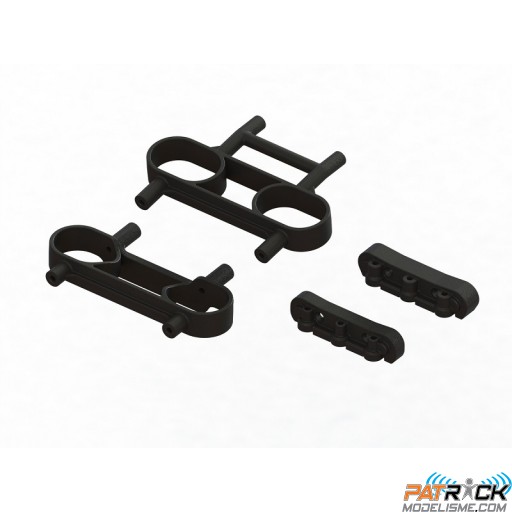 Support de parechoc et skid plate Arrma Mojave