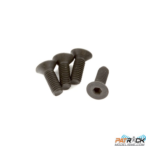 Vis BTR tête fraisée 4x12mm ACIER (4) Arrma