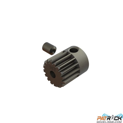 Pignon moteur 16 dents mod 0.5 axe 2.3mm Arrma Grom