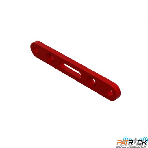 Support de suspension en aluminium avant rouge Arrma