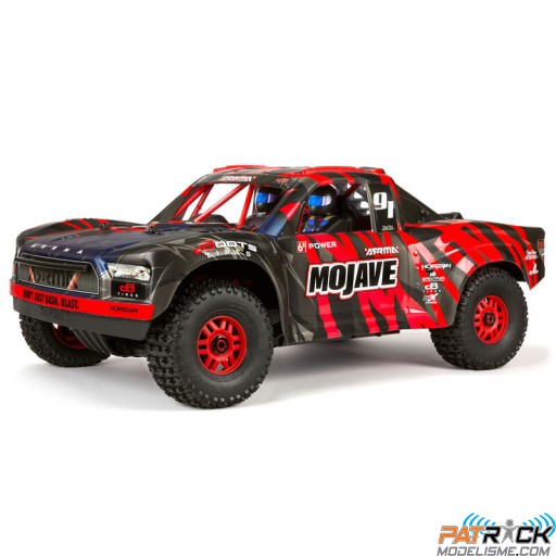 Arrma MOJAVE Desert Truck 6S V2 4WD Rouge/Noir 1/7e SUR-COMMANDE