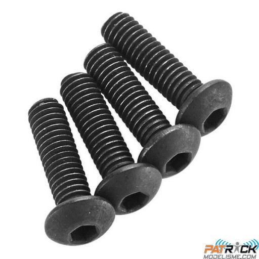 Set de vis tête ronde 4x14mm (4) Arrma (ARAC9858)