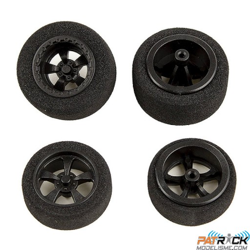 Roues montées noire (av-ar) - Team associated DR28