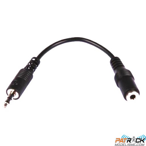 Cable adaptateur simulateur AEROSIM RC/PHOENIX vers stéréo jack GRAUPNER