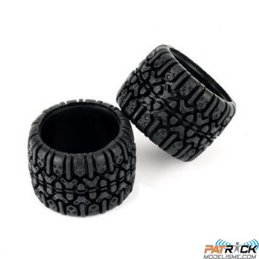Pneu on road option 10° (2pcs) - MINI-Z BUGGY