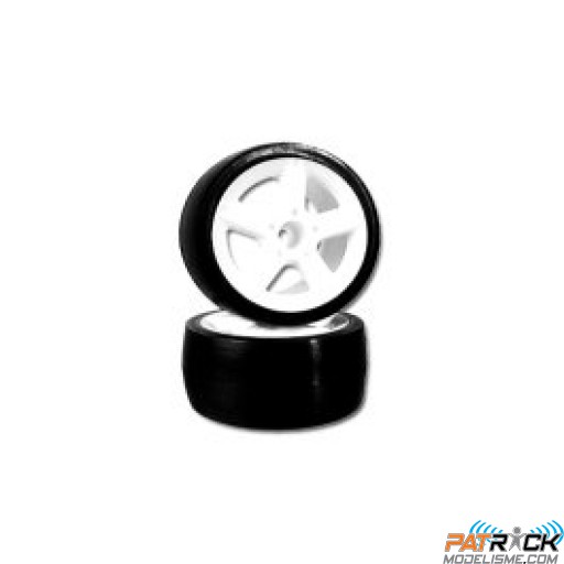 Roues AVIORACING mousses montées sur jantes (la paire) – 1/10ème