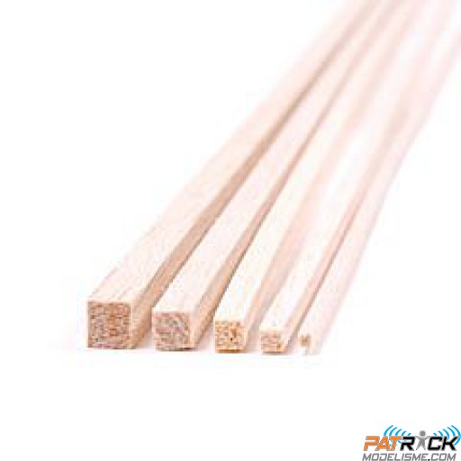 Baguette balsa 3x3mm 1M