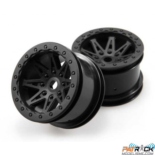 Jante 2"2 noire Raceline Renegade 41mm noir (la paire)