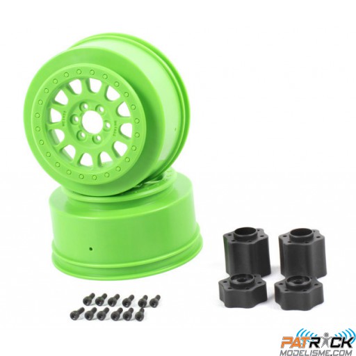 Jante Axial Method 105 - 2.2/3.0’’ – 41mm verte (2pcs) 1/10e
