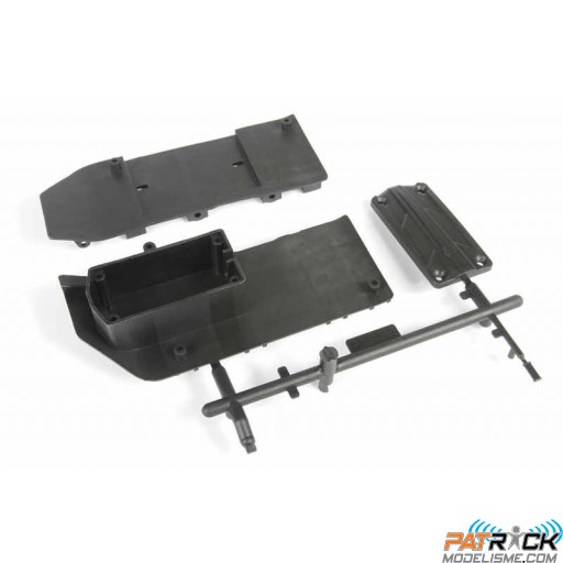 SCX10 II Plaques latérales boitier récepteur
