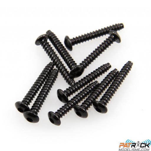 Vis hexagonal M3x20mm (10 pièces) - AXIAL