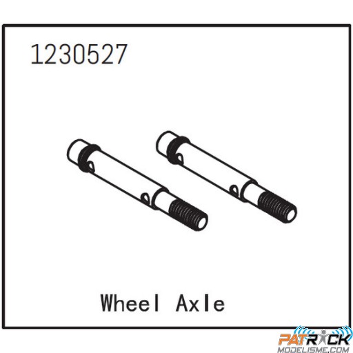 Axe de roue (2) Absima