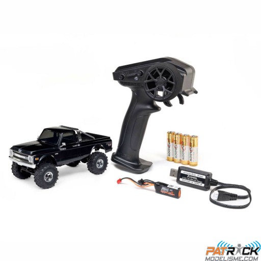 Axial SCX30 Chevrolet K10 4X4 Brushed Rock Crawler Noir 1/30e Prêt à rouler