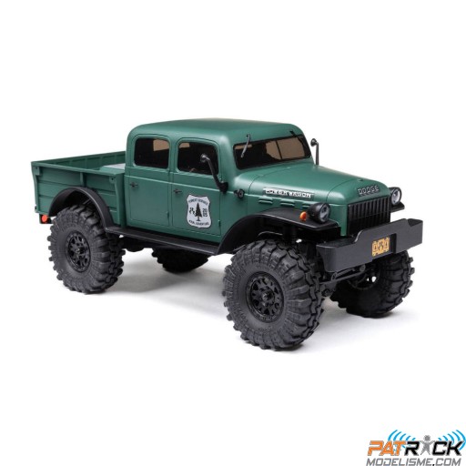 Axial SCX24 Dodge Power Wagon Rock Crawler 4WD 1/24e Prête à rouler SUR-COMMANDE