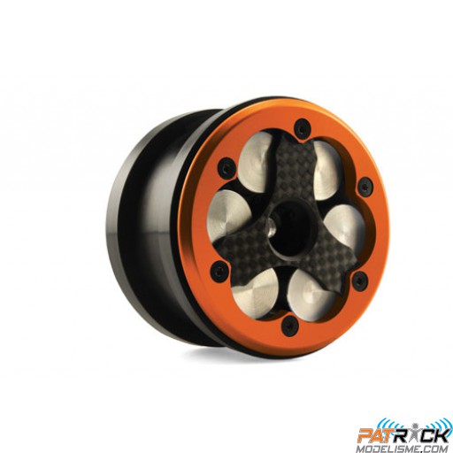 Beadlocks seuls orange Axial pour jantes de XR10