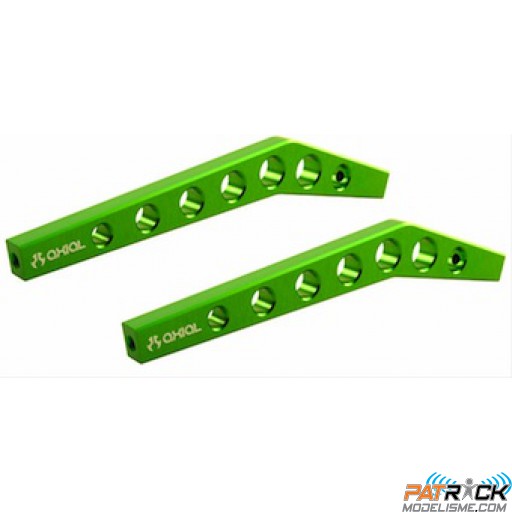 Bras High Clearance Link ALU Vert, la paire