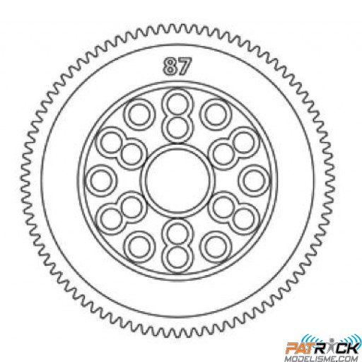 Couronne 48dp 87 dents - AX10