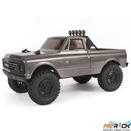 Axial SCX24 1967 Chevrolet C10 Argent 4WD 1/24e Prête à rouler