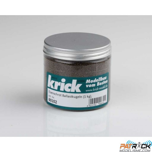 Lest pour ballast billes acier 1kg