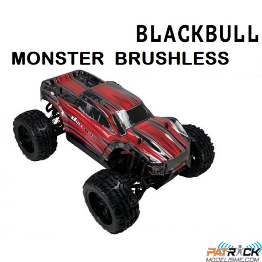 BlackBull MONSTER Brushless ROUGE 4WD 1/10e Prête à rouler