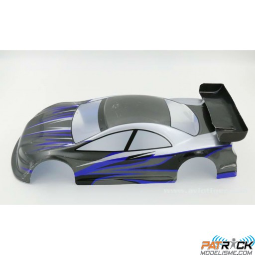 Carrosserie 1/10 Touring 190mm Bleu/Grise BlackBull