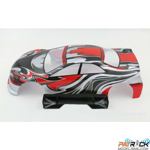 Carrosserie peinte Blackbull 1/10e Touring/Drift 190mm Rouge