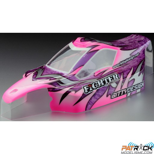 Carrosserie à peindre Bitty Design BUGGY FIGHTER  – 1/8ème  MBX-6 MUGEN.