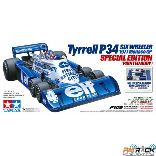 Tamiya Tyrrell P34 Monaco GP F103 Kit à monter 1/10e