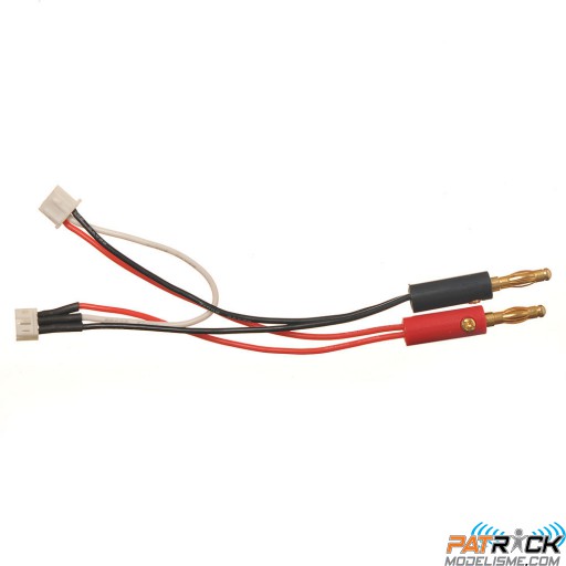 Cordon de charge bananes 4mm vers fiche balance XH - UMX, 130X