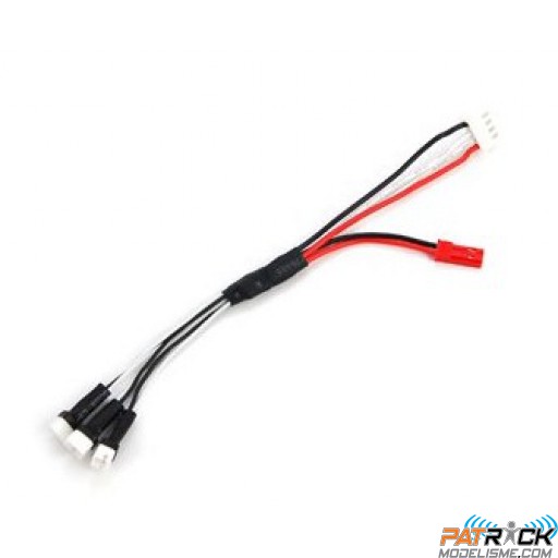 Cordon de charge Xtreme pour 3 Lipo 1S avec prise de balance : MCP X